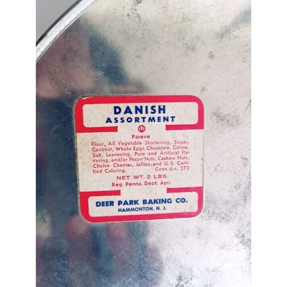 Deer Park Baking Metal Tin Round Wedgewood Goddess Angels  Design Blue Vintage - Picture 7 of 8